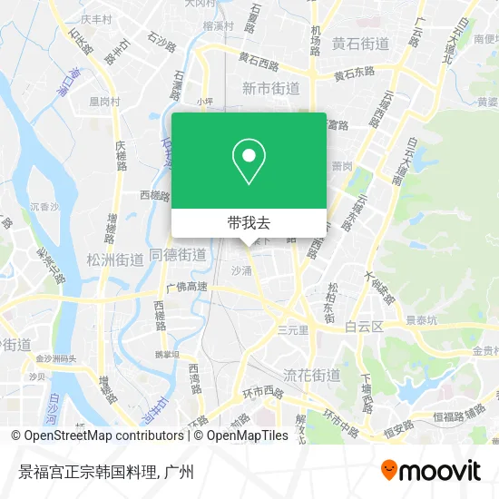 景福宫正宗韩国料理地图