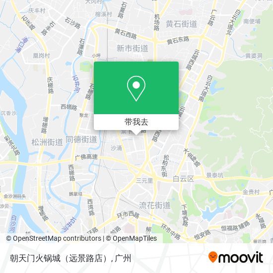 朝天门火锅城（远景路店）地图