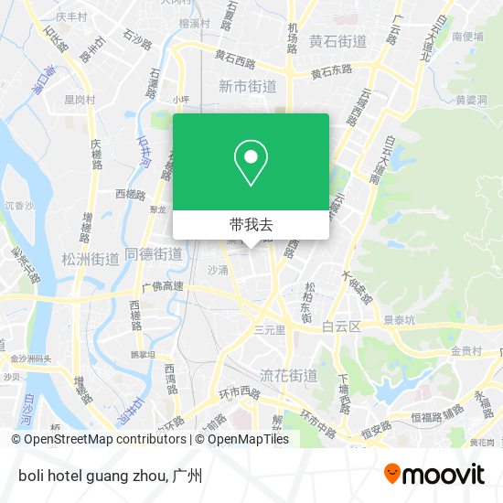 boli hotel guang zhou地图