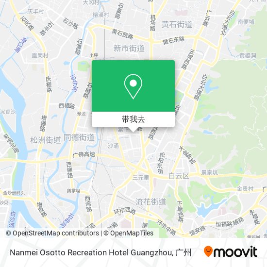 Nanmei Osotto Recreation Hotel Guangzhou地图