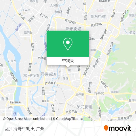 湛江海哥生蚝庄地图