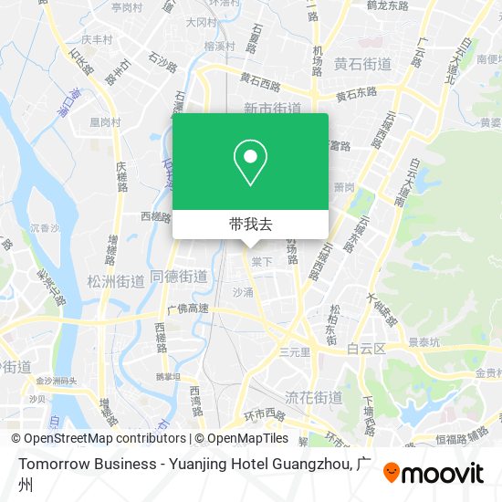 Tomorrow Business - Yuanjing Hotel Guangzhou地图