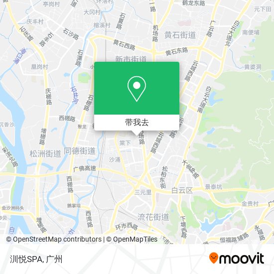 汌悦SPA地图