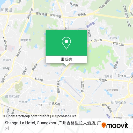 Shangri-La Hotel, Guangzhou 广州香格里拉大酒店地图