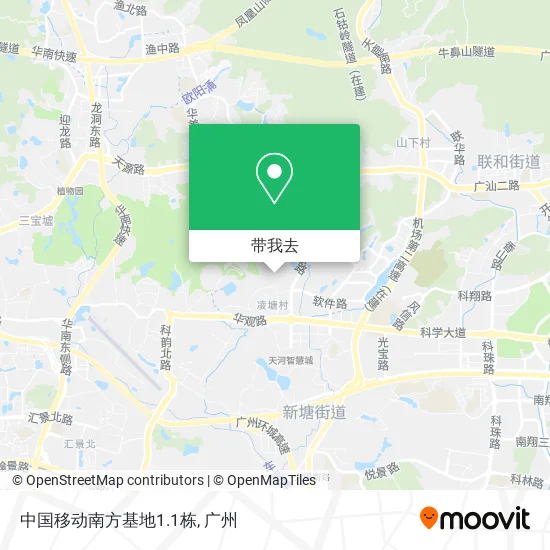 中国移动南方基地1.1栋地图