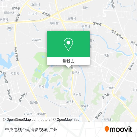 中央电视台南海影视城地图