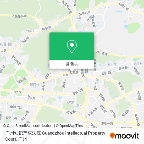 广州知识产权法院 Guangzhou Intellectual Property Court地图