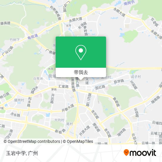 玉岩中学地图