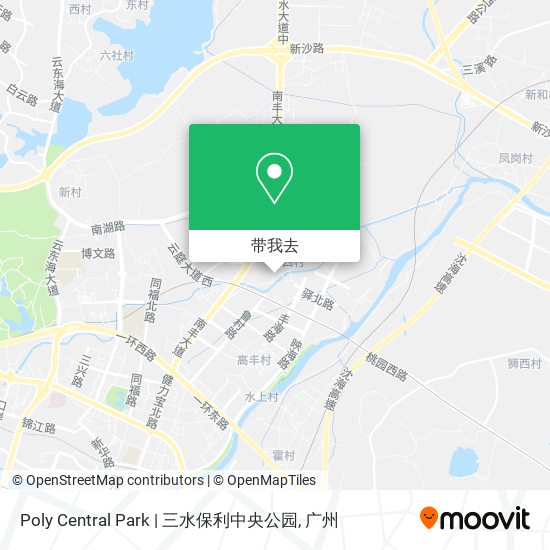 Poly Central Park | 三水保利中央公园地图