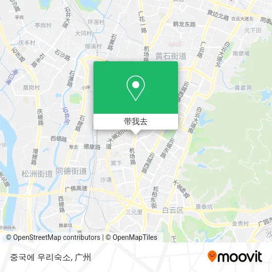 중국에 우리숙소地图