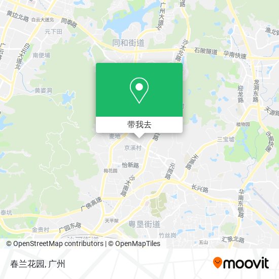 春兰花园地图