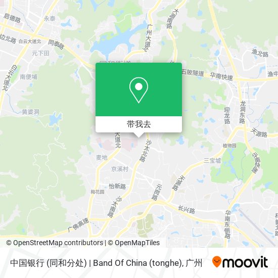 中国银行 (同和分处) | Band Of China (tonghe)地图