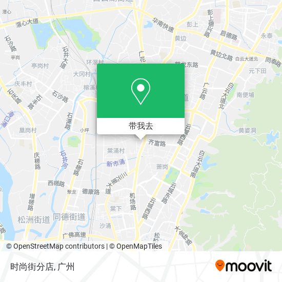 时尚街分店地图