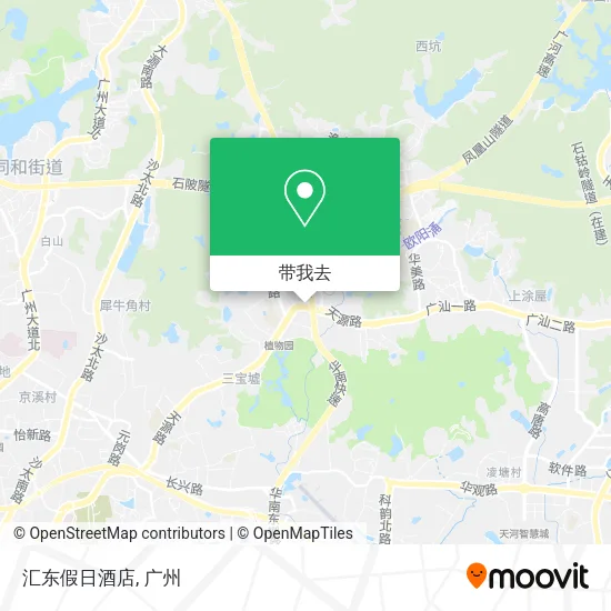 汇东假日酒店地图