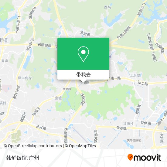 韩鲜饭馆地图