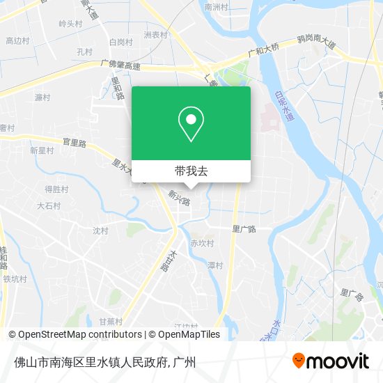 佛山市南海区里水镇人民政府地图