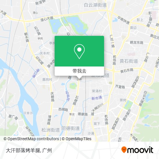 大汗部落烤羊腿地图
