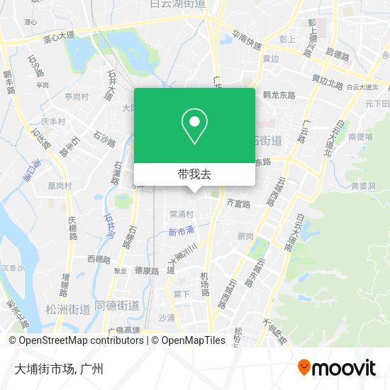 大埔街市场地图