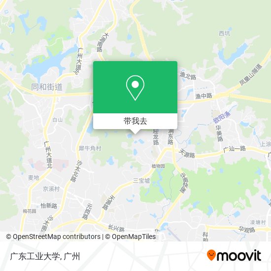 广东工业大学地图