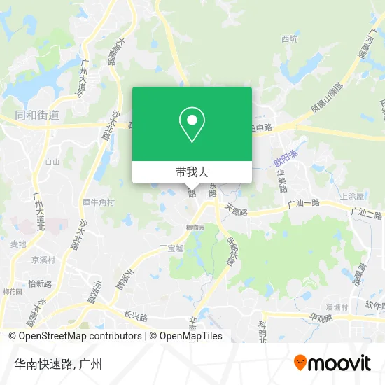 华南快速路地图