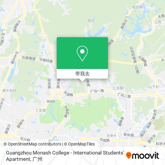Guangzhou Monash College - International Students' Apartment地图