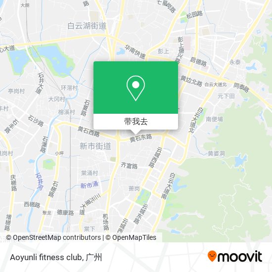 Aoyunli fitness club地图