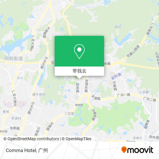 Comma Hotel地图