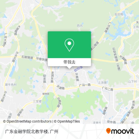 广东金融学院北教学楼地图