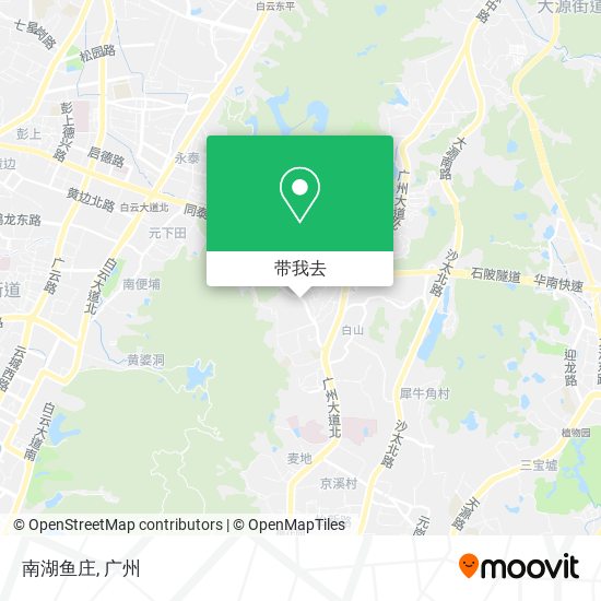 南湖鱼庄地图
