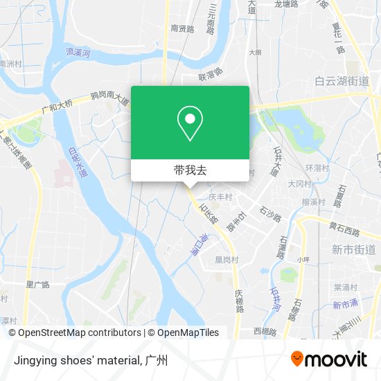 Jingying shoes' material地图
