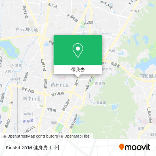KissFit GYM 健身房地图