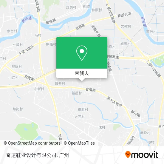 奇逑鞋业设计有限公司地图