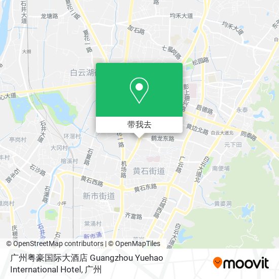 广州粤豪国际大酒店 Guangzhou Yuehao International Hotel地图