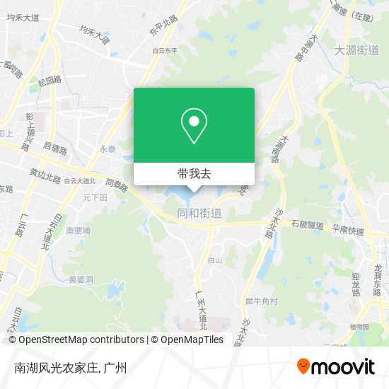 南湖风光农家庄地图