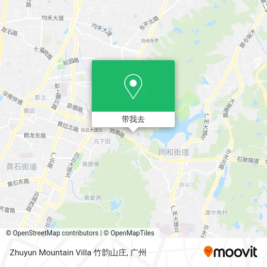 Zhuyun Mountain Villa 竹韵山庄地图