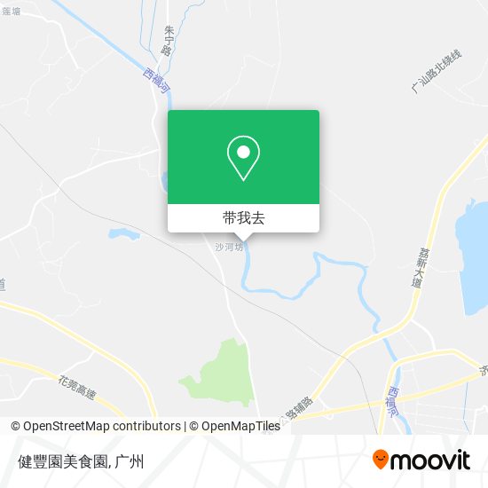 健豐園美食園地图