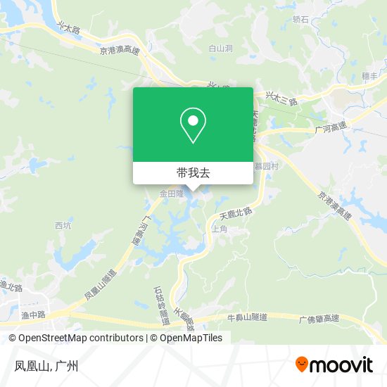 凤凰山地图