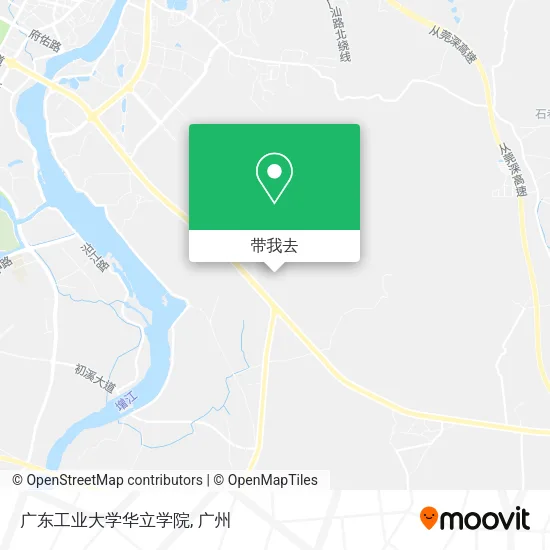 广东工业大学华立学院地图