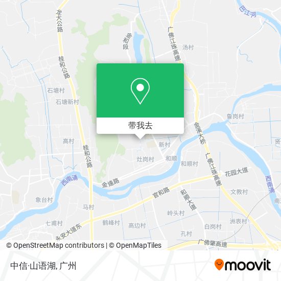 中信·山语湖地图