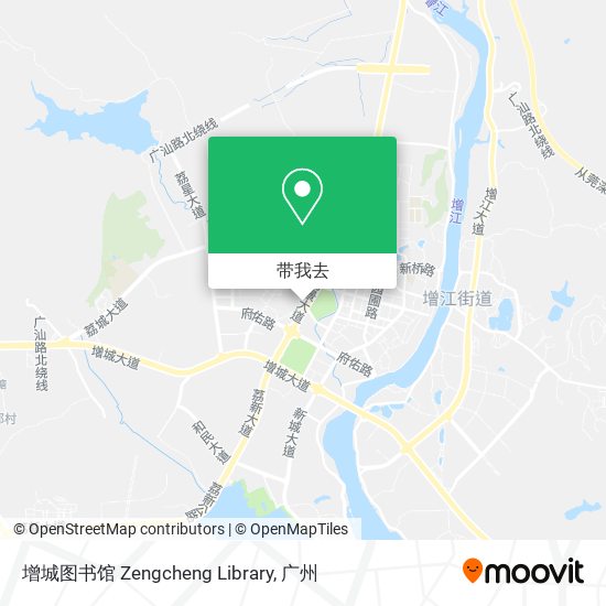 增城图书馆 Zengcheng Library地图