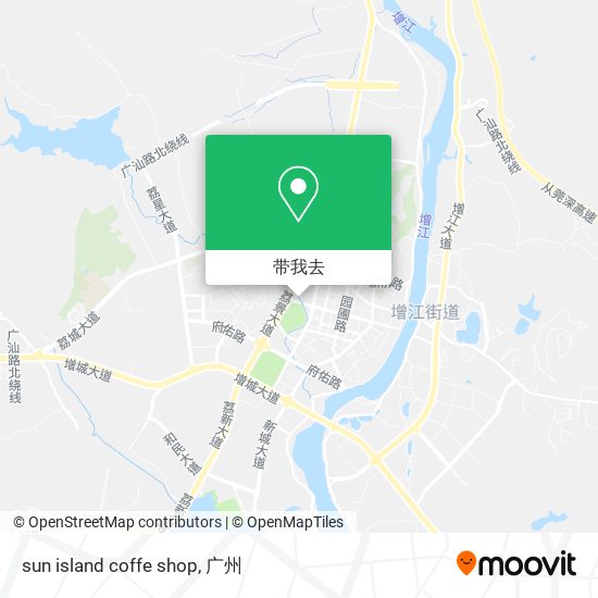 sun island coffe shop地图