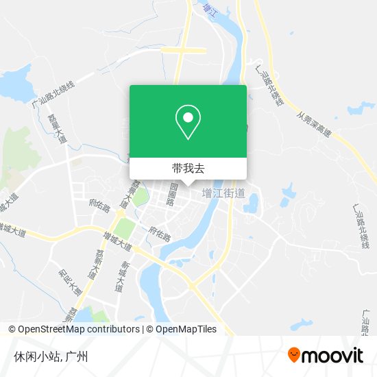 休闲小站地图