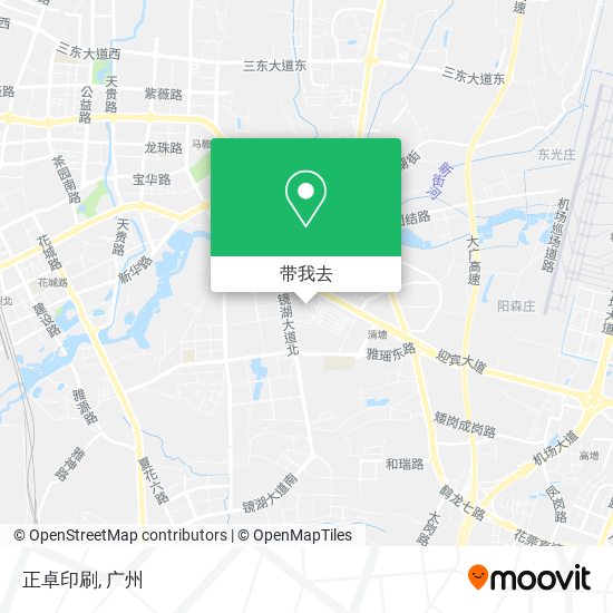 正卓印刷地图