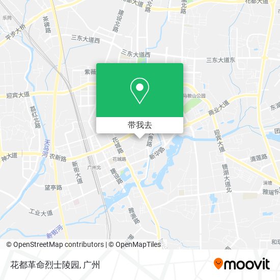 花都革命烈士陵园地图