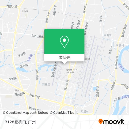 B128登机口地图