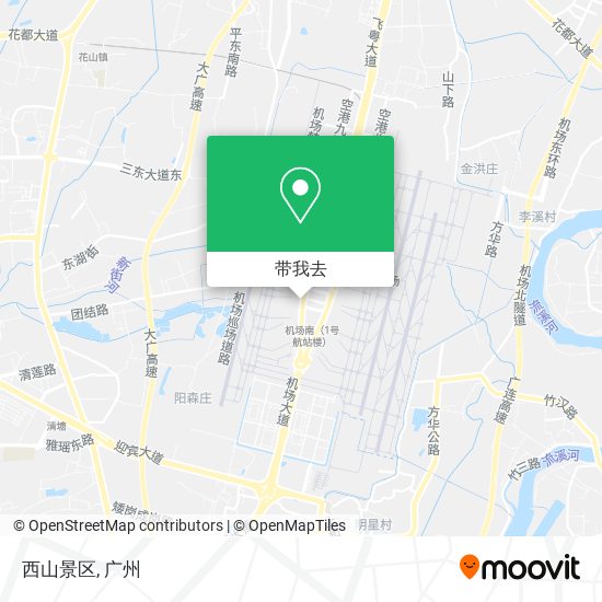 西山景区地图