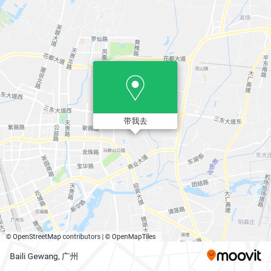 Baili Gewang地图