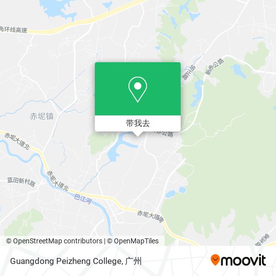 Guangdong Peizheng College地图