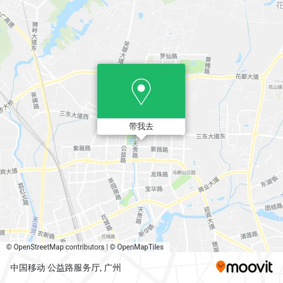 中国移动 公益路服务厅地图