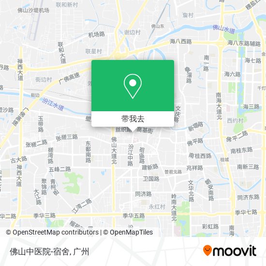佛山中医院-宿舍地图